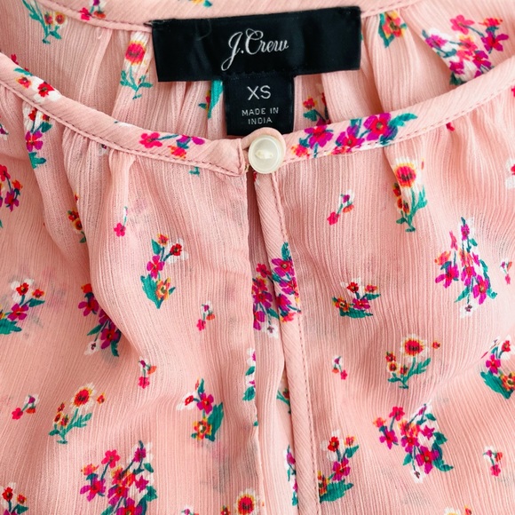 J Crew Ruched Sleeve Top - Picture 2 of 4